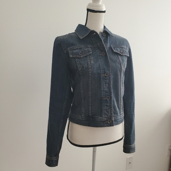 Lauren Jeans Co. Premium Women's Denim Jacket Size Extra Small - Picture 5 of 15